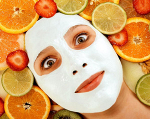 Желатиновая маска для лица фруктовая